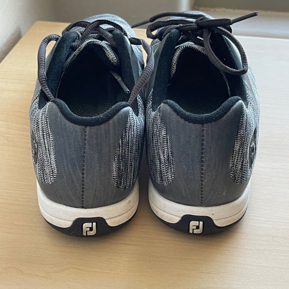 FootJoy FJ Women's Leisure Spike Less SuperFlex Golf Shoes Sz 8.5 Charcoal Gray - Picture 3 of 9
